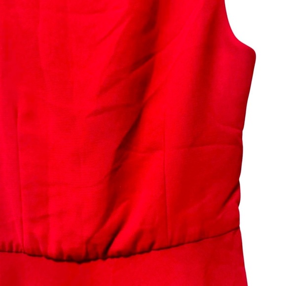 Vintage Dressbarn Red Sleeveless Long Formal Dress Sequin Womens Size 6 Romantic - Picture 11 of 14